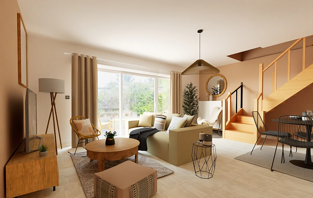 exemple rénovation salon